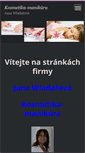 Mobile Screenshot of kosmetika-manikura.cz